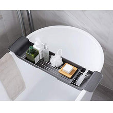 AnnYGJ Vassoi Vasca da Bagno, Vasca da Bagno di Plastica Rack Piatto Doccia Estensibile Rack di Stoccaggio Cremagliera per La Cucina Caddy Bagno Pulito Scolapiatti, 55-78cm (Colore : A)