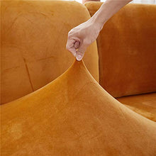 Suuki Copricuscino per Divano,Coprisedile per Divano in Velluto,Protezioni per Cuscino per Divano ad Alta Elasticità,Fodera per Cuscino per Divano,Protezione per Cuscino per Divano-Grigio Chiaro_fod