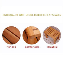Sgabelli da Doccia e da Bagno Sgabello da Bagno in Legno per Interni o Esterni Perfetto per Anziani Sgabello da Bagno per Anziani Sedia da Doccia Antiscivolo e Robusta