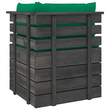 FAMIROSA Set Divani da Giardino su Pallet 5 pz con Cuscini Massello Pino-1820