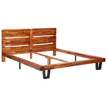 FAMIROSA Giroletto con Bordi Vivi in Legno Massello di Acacia 160 cm
