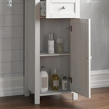 Bath Vida armadietto Milano Alto da Bagno con Specchio, Colore Bianco