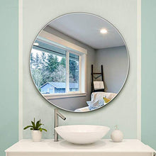 JoinBuy.R - Specchio da parete per bagno, spessore rotondo (Dimensioni: 70 cm)