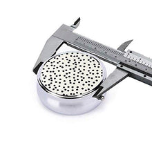 Dots Dots Dots - Contenitore rotondo per pillole a 3 scomparti, in metallo, per medicina e vitamina