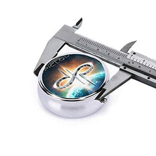 Devin Townsend Project Epicloud, kit da viaggio di lusso per riporre pillole in metallo rotondo e argento, pillole per vitamine e olio di pesce