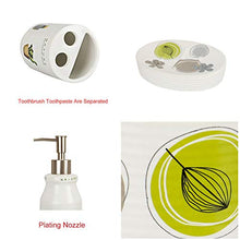 WYPDM Nordic Ceramica Bagno 4 Pezzi Set Accessori per la casa di Lavaggio Bocca Coppa Piatto di Sapone lozione Holder Dispenser spazzolino da Denti