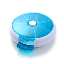 BanGSUN - Mini scatola per pillole rotante a sette punti, portatile, mini custodia per medicina
