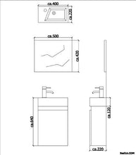 Mobili da bagno/mobili da bagno armadio con specchio/lavabo con mobiletto/Design Specchio/Bagno/colore wenge/set da bagno/Bagno