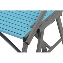Siena Mybalconia 980942 Flip Flop Bench, Antracite/Sky Blue Acciaio/Antracite/Sky Blue