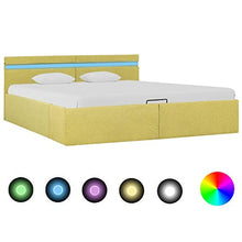 SKM Giroletto Idraulico e Contenitore LED Lime in Tessuto 180x200cm