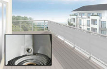 Cilios Care - Frangivento/frangivista per Balcone, Colore: Argento Chiaro, Dimensioni: 500 x 90 cm