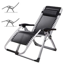 XIAOLY Poltroncina per Il Tempo Libero/Sedia Pieghevole Portatile, Versatile per Giardino, Coperta, Campeggio, Indoor, Ufficio,Black