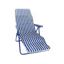 CREVICOSTA QUALITY MARK MARCA DI QUALITY SEDIA RELAX ELEGANTE BLU 12005, Metallo, Verde