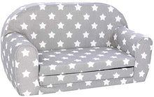 KNORRTOYS.COM Knorrtoys 68441-Kindersofa-Stars White Divano per Bambini