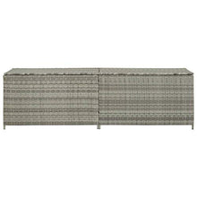 Lechnical Cassapanca portaoggetti all'aperto-Contenitore capannone grande con coperchio per giardino,Veranda, Patio, Conservatorio conservare cuscini, giocattoli, attrezzi e altro, 200x50x60 cm Grigio