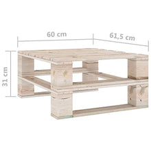 vidaXL Pino impregnato in legno di pino per pallet, tavolo da giardino