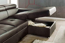 Casarreda Store Divano Letto angolare MOD. Frank con penisola Contenitore DX/SX