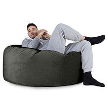 Lounge Pug®, Pouf Sacco Gigante 'Mammut', Velluto - Grafite