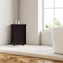Teamson Home Mobile Bagno D'Angolo Da Legno Armadietto Marrone ELG-596