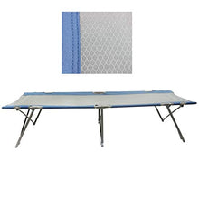 Homecall Letto pieghevole da campeggio colore grigio/blu