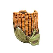 QJXSAN Retro carnoso Flower Pot Corn Embossed Vasi nostalgico Creativo Fatto a Mano del Cemento Pianta in Vaso Contenitore
