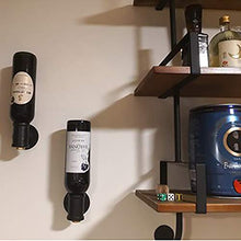MoDi Wine Rack Retro Style Industriale Tubo di Acqua A Parete Vino Rack