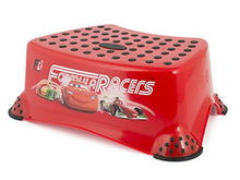 Lulabi 8003512692970 Sgabello Baby Cars Arredo Bagno E Accessori Bimbo, Plastica, Rosso