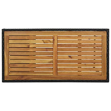 FAMIROSA Set da Bar da Giardino 5 pz con Cuscini in Polyrattan Nero-4916
