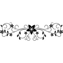 Adesivi per testiera del letto, T-MK323, 40 x 140 cm, colore: Nero