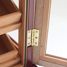 Accessori del sigaro Cigar Humidor - High-end in legno Cigar Humidor Cedar 3 Vassoi di visualizzazione foderato di dialogo ciga Desktop Gabinetto vetro temperato portasigari W igrometro mantenerlo fre