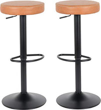 RPSRLS.COM 2 Pezzi di Sgabello Bar Novita' 2021 Modello Oslo -Cognac- by
