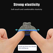Congci 2 Pezzi Luminosi Controller di Gioco Mobile Tasche per Le Dita Guanti da Gioco per telefoni cellulari Touch Screen culle per Dita Gioco Dita Manica Antiscivolo