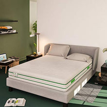 Baldiflex Emporio Materasso Piazza e Mezza Molle Insacchettate e Memory, Green Spring 800 Molle + 3 cm Memory, 7 Zone Differenziate, 100 Notti di Prova 120x190 cm