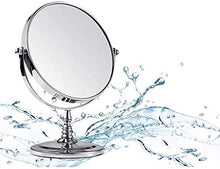 Specchio per il Trucco ingrandito, Bagno dell'ingrandimento Rotondo a Doppia Faccia (Size : 7 Inches)