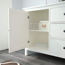 IKEA HEMNES credenza 157 x 47 x 88 cm, colore bianco