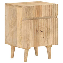 vidaXL Comodino 40x35x54 cm in Legno Massello di Mango