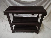 LA IBERICA Panca in Legno, Lunghezza 65 cm, Colore Mogano