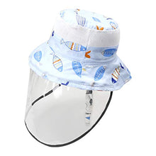 EXCEART Visiera di Sicurezza per Visiera per Bambini Visiera Protettiva Cappello a Pieno Facciale Cappello a Secchiello Esterno Anti-Spruzzo Anti-UV (Circonferenza 52Cm)