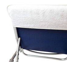 ZOLLNER Telo per Lettino, 100% Cotone, Bianco, ca. 75x200 cm, Altri Colori