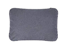 Un piccolo cuscino per il giardino, 52 x 33 cm, cuscino per panca poggiatesta, bracciolo, impermeabile, blu navy
