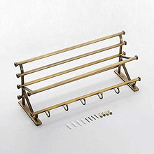 ZLININ Y-Longhair Mensole Bagno Bar Bar Rack Appendiabiti Rack/Un Rame Creativo Bagno Mensola/Multi-Funzione Rack Sospensione Hook Mensole Bagno