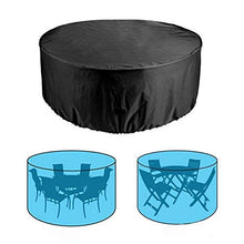 Godya Copertura per mobili da Esterni, per Tavolo e sedie, Impermeabile, Antipolvere, per Balcone e Giardino, 6 Pezzi Diameter 120* Height 75cm
