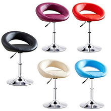bdb Set di 2 Sgabelli da Bar Regolabili, Sedie Girevoli con Schienale, Altezza del Bancone della Cucina da Pub, Base Stabile Rotonda mobilia (Colore : Blue-Backrest B)