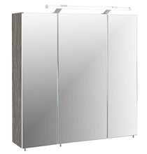 Schildmeyer Armadietto a Specchio, Holz, Grigio, 70.0x17.0x67.0 cm