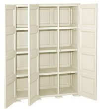 Tontarelli S.p.A. Armadio 3 4 Moduli Ante Lisce Mobile Contenitore, Angora, 118x47x164 cm
