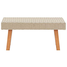 SKM Set Divani da Giardino 4 pz con Cuscini in Polyrattan Beige (52kg) Beige-9328