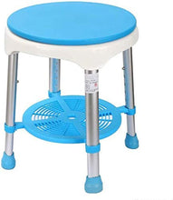 Sgabello da Bagno Girevole Regolabile in Altezza con ripiano per Pedale Max.150 kg 13 Pollici 0110
