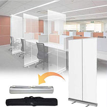 LHDQ Barriera parafiato in plexiglass Trasparente, Separatore per Merce e pagamenti Ideale per farmacie, Negozi, edicole, uffici ed Imprese,80 * 200cm