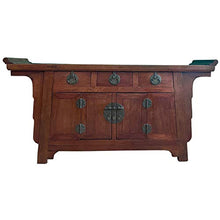 Asien Lifestyle Credenza cinese in legno di ulmo, 170 cm, colore: marrone