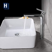 HOMELODY Miscelatore per Lavabo Bagno Alto Elegante Miscelatore Allungato Rubinetto Miscelatore Lavabo Monocomando Cromato per Lavabo